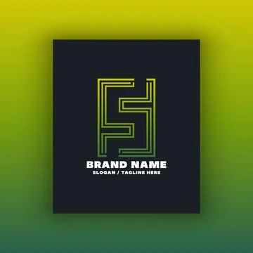 Simple letter S logo design template Stock Illustration