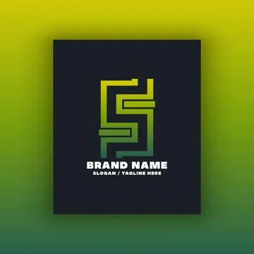 Simple letter S logo design template Stock Illustration