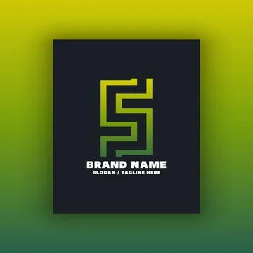 Simple letter S logo design template Stock Illustration