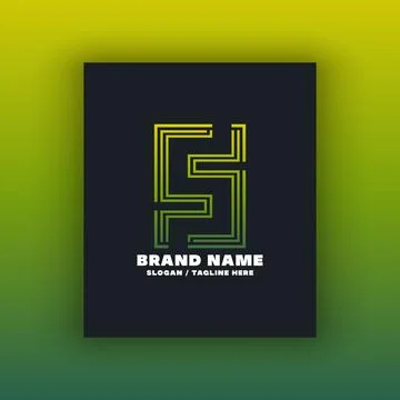 Simple letter S logo design template Stock Illustration