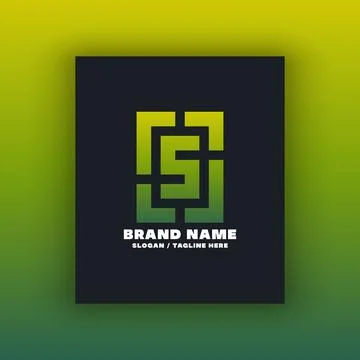 Simple letter S logo design template Stock Illustration
