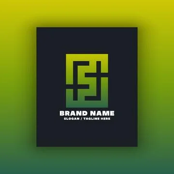 Simple letter S logo design template Stock Illustration
