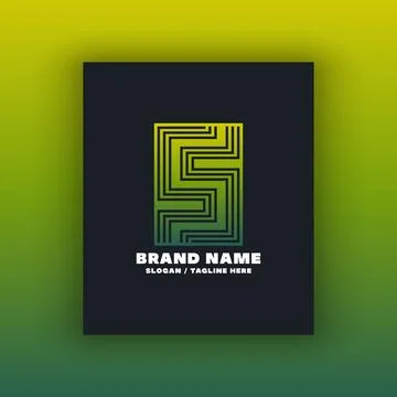 Simple letter S logo design template Stock Illustration