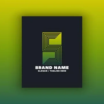 Simple letter S logo design template Stock Illustration