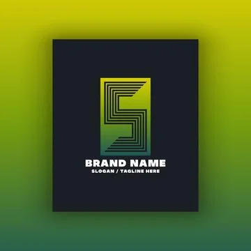 Simple letter S logo design template Stock Illustration