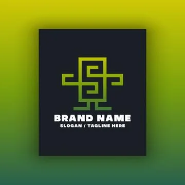 Simple letter S logo design template Stock Illustration