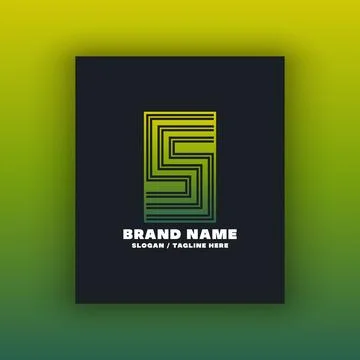 Simple letter S logo design template Stock Illustration