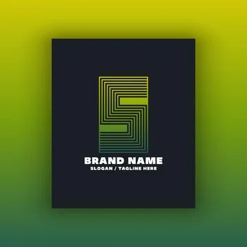 Simple letter S logo design template イラスト素材