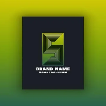 Simple letter S logo design template Stock Illustration