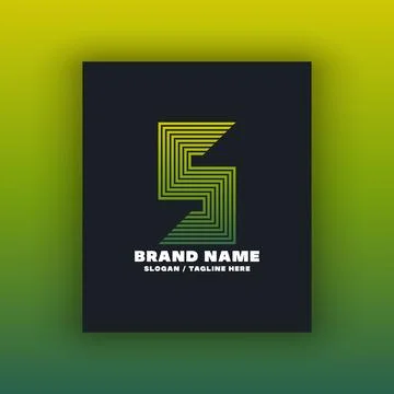 Simple letter S logo design template Stock Illustration
