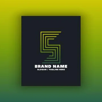 Simple letter S logo design template Stock Illustration