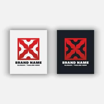 Simple letter X logo design template イラスト素材