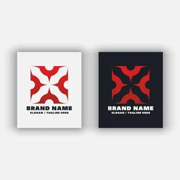 Simple letter X logo design template Stock Illustration