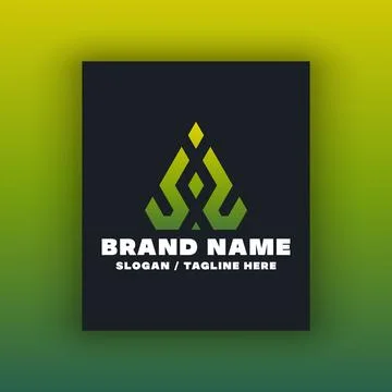 Simple letter X logo design template Illustrazione stock