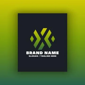 Simple letter X logo design template Stock Illustration
