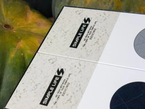 SIMPLE LIFE socks. Foto stock