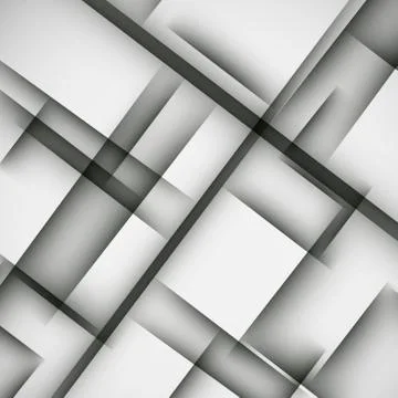 Simple light background of an abstract gray lines Stock Illustration