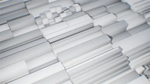 Simple Light Background Rectangles Calm Animation Flying Camera footage Stock Footage 306601792