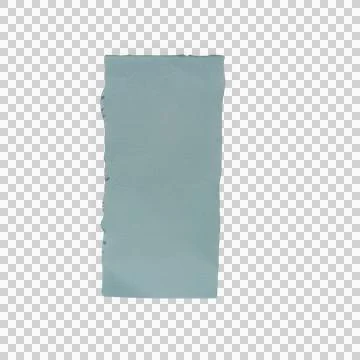 Simple light blue rectangular paper tag isolated on a transparent background Фото