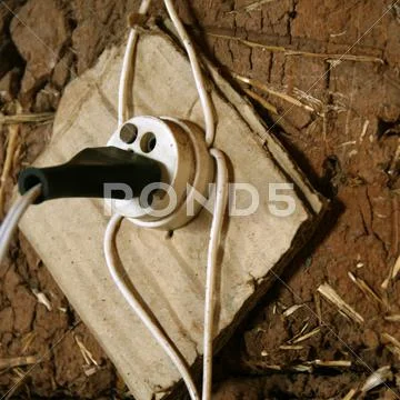 Simple light switch Stock Photos