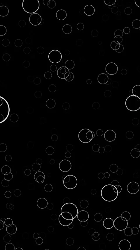 Simple Line: Abstract Video Continuously Moving White Circle Stockbeeldmateriaal 279660206