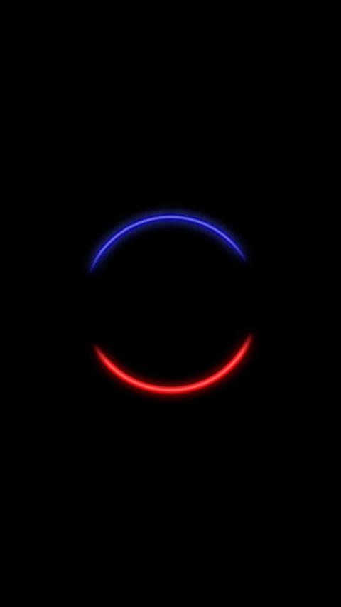 Simple Line: Abstract Video Continuously Moving White Circle 스톡 동영상 279695922