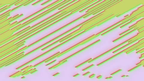 Simple line art pattern loop. Abstract holographic minimalistic shapes Stockbeeldmateriaal 222783693