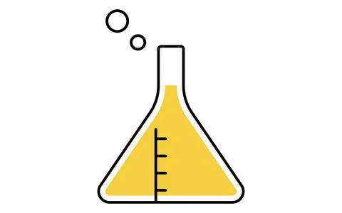 Simple line drawing icon of triangular fresco Stock Illustration