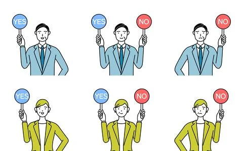 Simple line drawing of man and woman in suits(Middle-aged, president, super.. Illustrazione stock