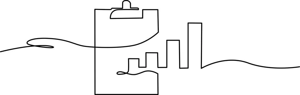 Simple line drawing of structures Vector Stock Illustration