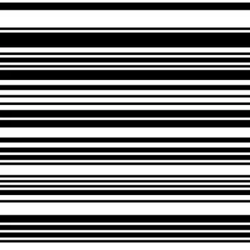 Simple linear seamless horizontal pattern (2), modern stylish image. Stock Illustration