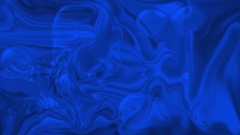Simple Liquid Effects Background Moving Drop Consisting of Solid Blue Stock Footage 183441153