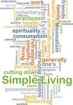 Simple living background concept Illustrazione stock