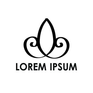 Simple LL, JJ, LJ initials line art company logo Stock Illustration