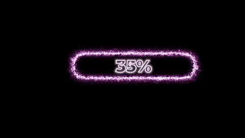 Simple loading animations black screen Stock Footage 303959214