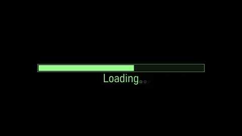 Simple loading bar and the word loading showing progress wait and system st.. Stock Footage 340387619