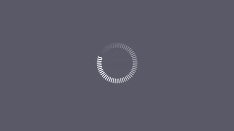 Simple loading circle seamless loop animation Stock Footage 222734618