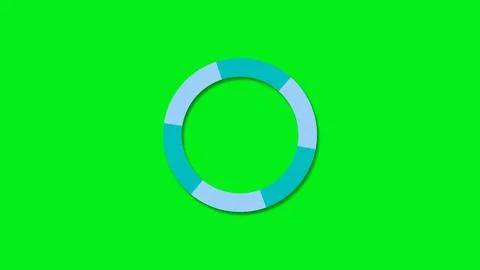 SIMPLE LOADING ICON IN GREEN SCREEN. LOADING SYMBOL IN HIGH RESOLUTION.ILLU.. 스톡 일러스트