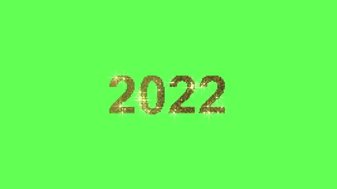 Simple logo animation of the 2022  Animated New Year logo. 2022. Stock Footage 167788813