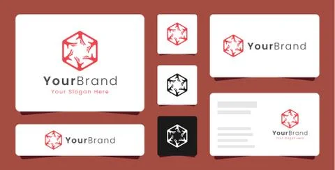 This simple logo design is perfect for charity, donation, organization, assis Stock Illustration
