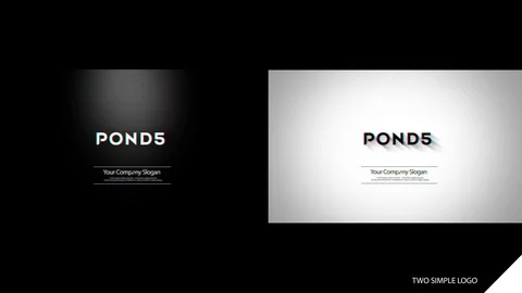 Simple Logo Opener After Effects stock