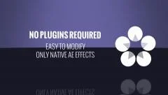 Simple Logo With Text Descriptions Animation Stock After Effects
