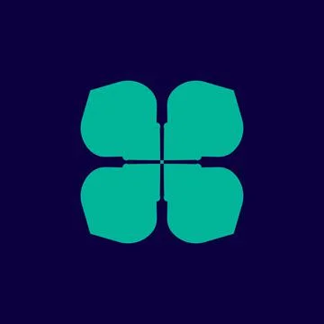 Simple logo. Window with leaves concept. Stock Illustration