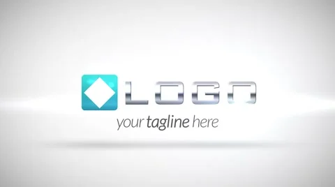 Simple Logo Zoom Animation Text Title Reveal Light Intro Stock After Effects