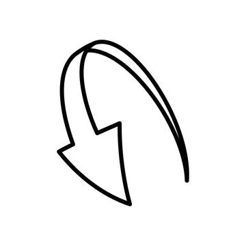 Simple loop circle arrow icon Stock Illustration