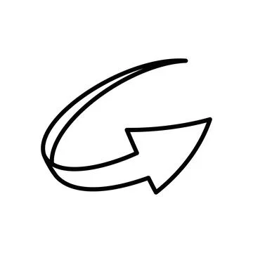 Simple loop circle arrow icon イラスト素材