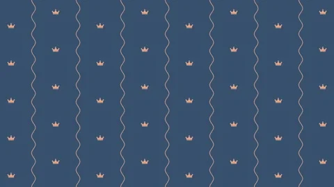 Simple loop pattern animation with hearts on dark background. Stock Footage 161427869