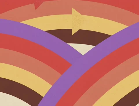 Simple looped background with a 60s theme Stock Footage 197352778