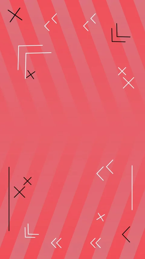 Simple looped red background with geometric shapes. Stock Footage 244304142