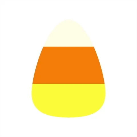 A simple looping animated candy corn Stock Footage 312950957